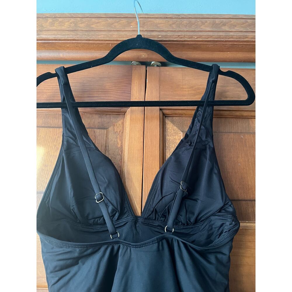 NWT Andie Women's The Sardinia Smooth Black One Piece Swimsuit Size M - Picture 9 of 13